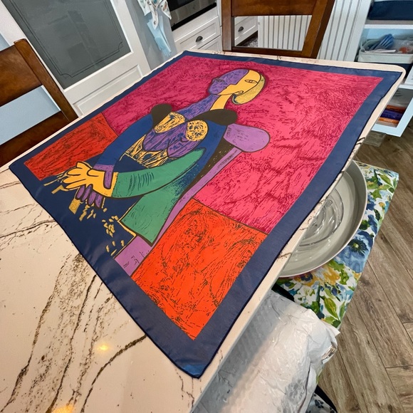 EUC PALOMA PICASSO Vintage Scarf - Picture 12 of 14